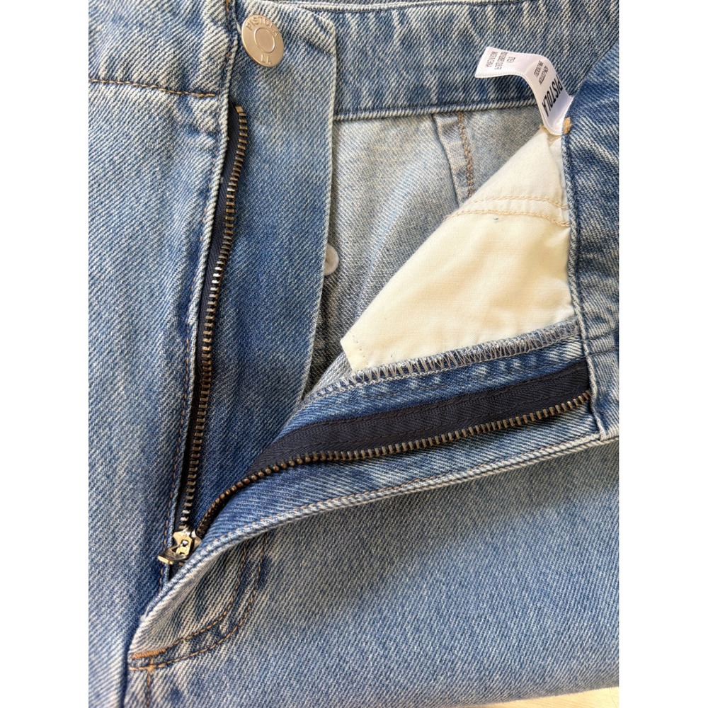 Pistola Lottie Bowed Leg Jeans 27 NWT High Rise Relaxed Light Wash - Picture 16 of 16